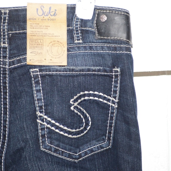 Silver Jeans Denim - Silver SUki womens jeans size 32 long  -671-